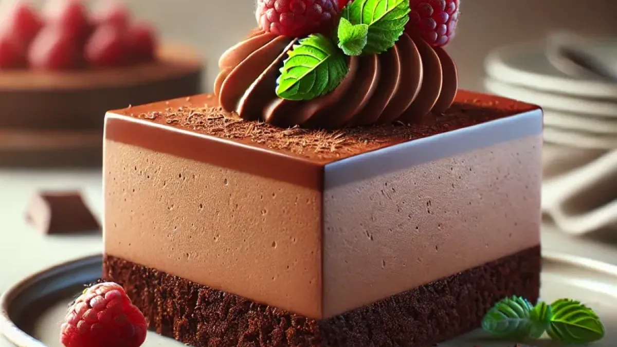 Sinless Chocolate Mousse Cake – No bake but full of flavor