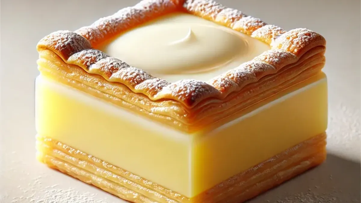 Milhojas sedoso de crema - Un clásico casero que impresiona