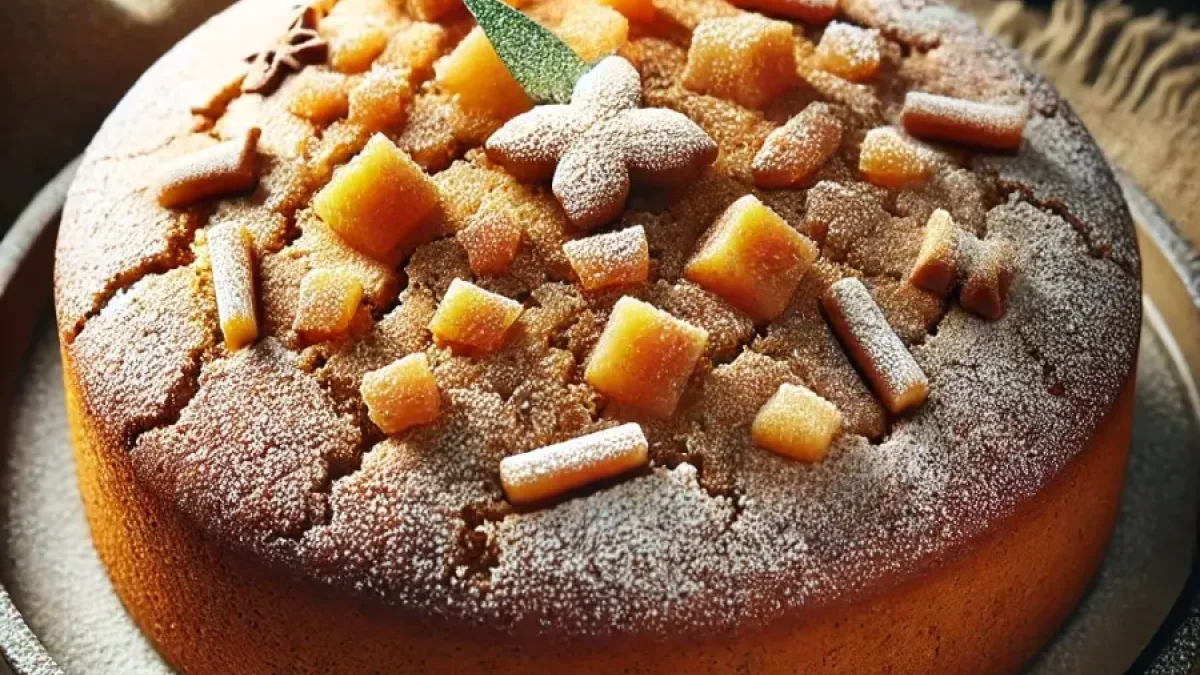 Ginger Christmas biscuit - Soft and fragrant cake with ginger and cinnamon