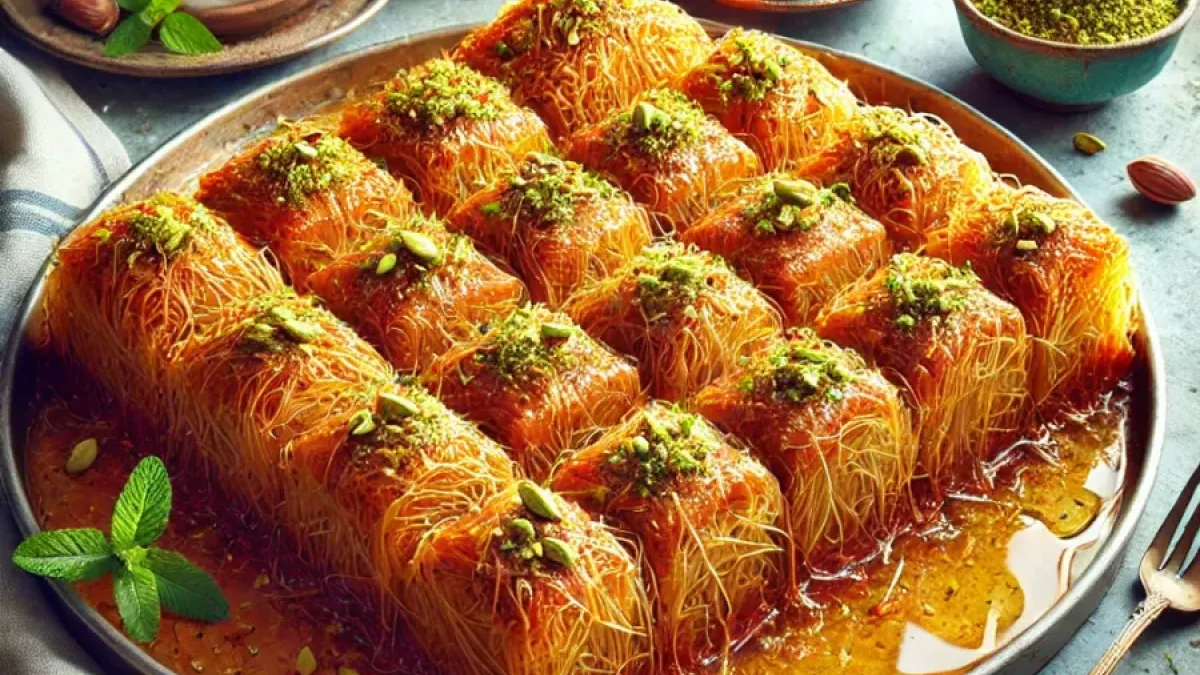Kadayif dessert