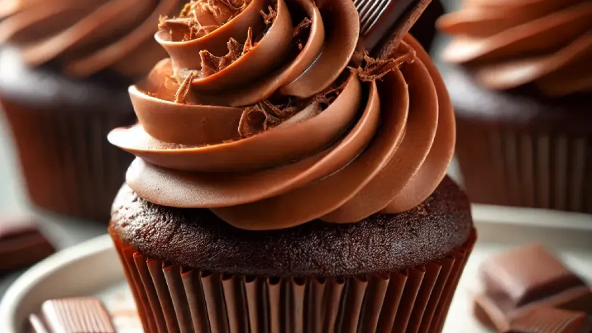 Creamy chocolate cupcakes – A real treat for chocoholics