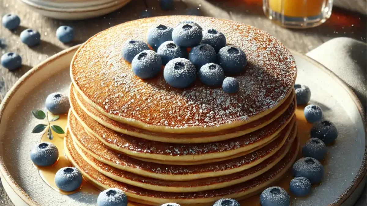 Whole Wheat Pancakes with Blueberries – A Nutritious and Delicious Start to Your Day