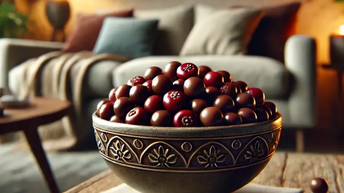 Chocolate covered cranberries