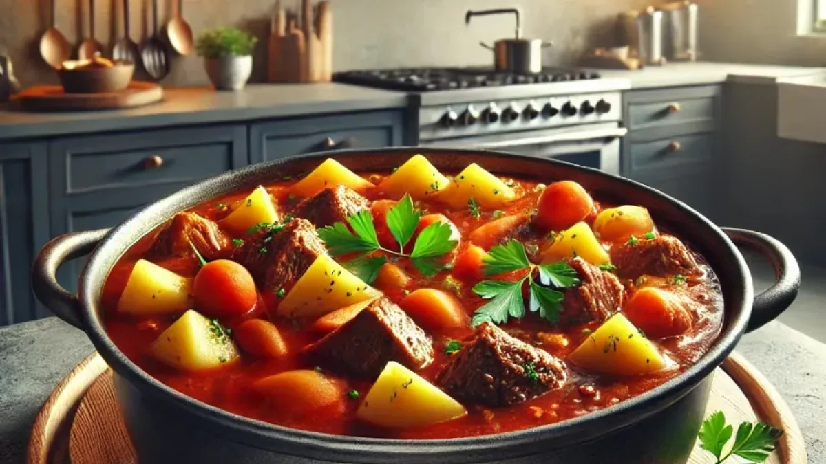 Goulash with Potatoes and Carrots