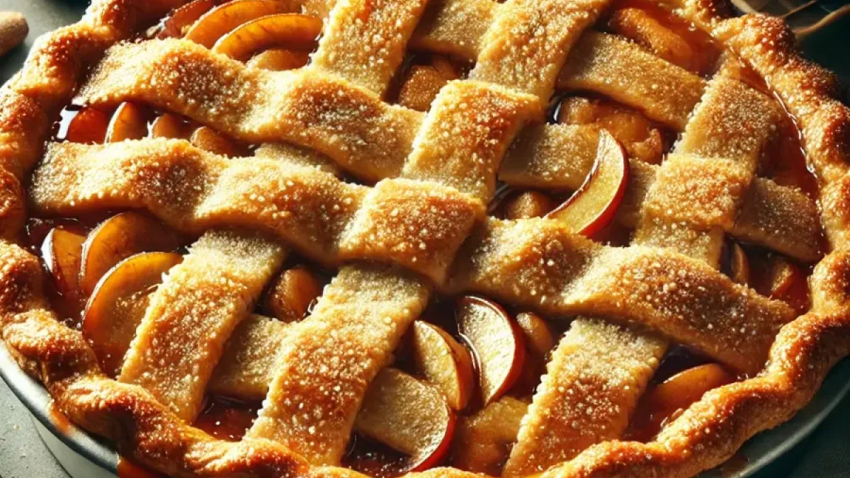 Crunchy Pie with Apples and Caramel – A Dessert That Warms You