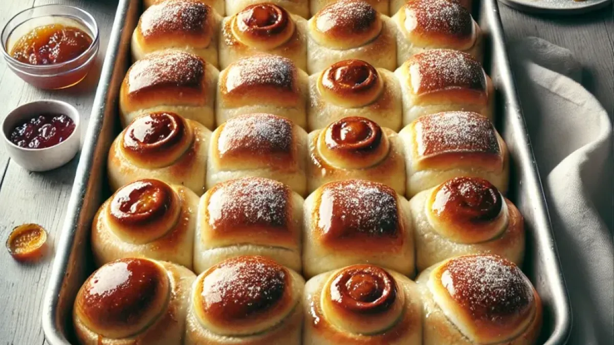 Slovene Sweet Buns (Filled Yeast Rolls)