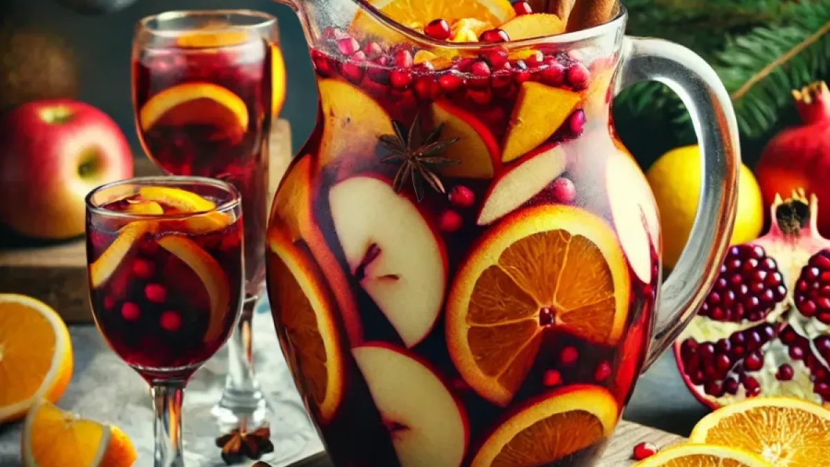 Spiced Winter Sangria for Your Holiday Party