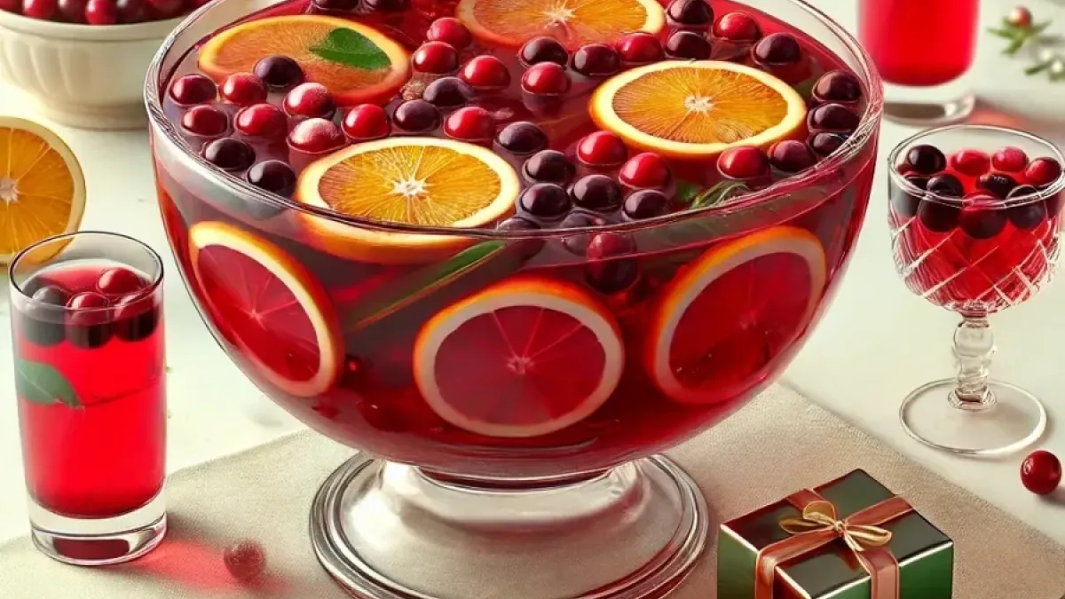 Holiday Drink: Homemade Christmas Punch Recipe
