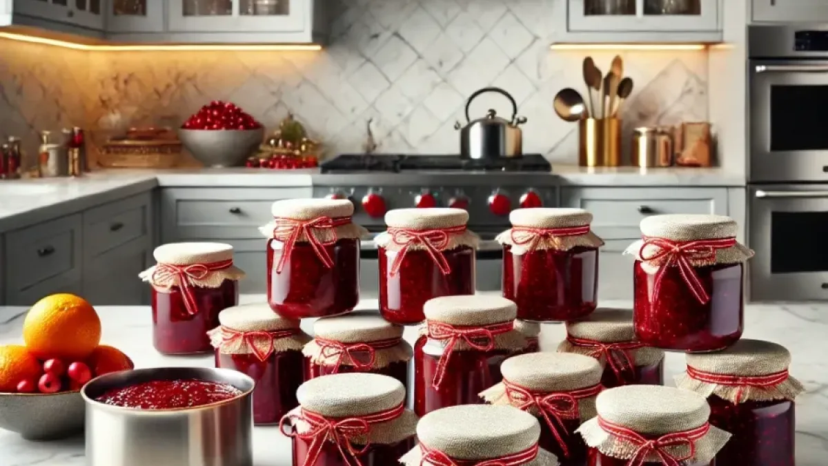 Recipe for the best Christmas cranberry jam
