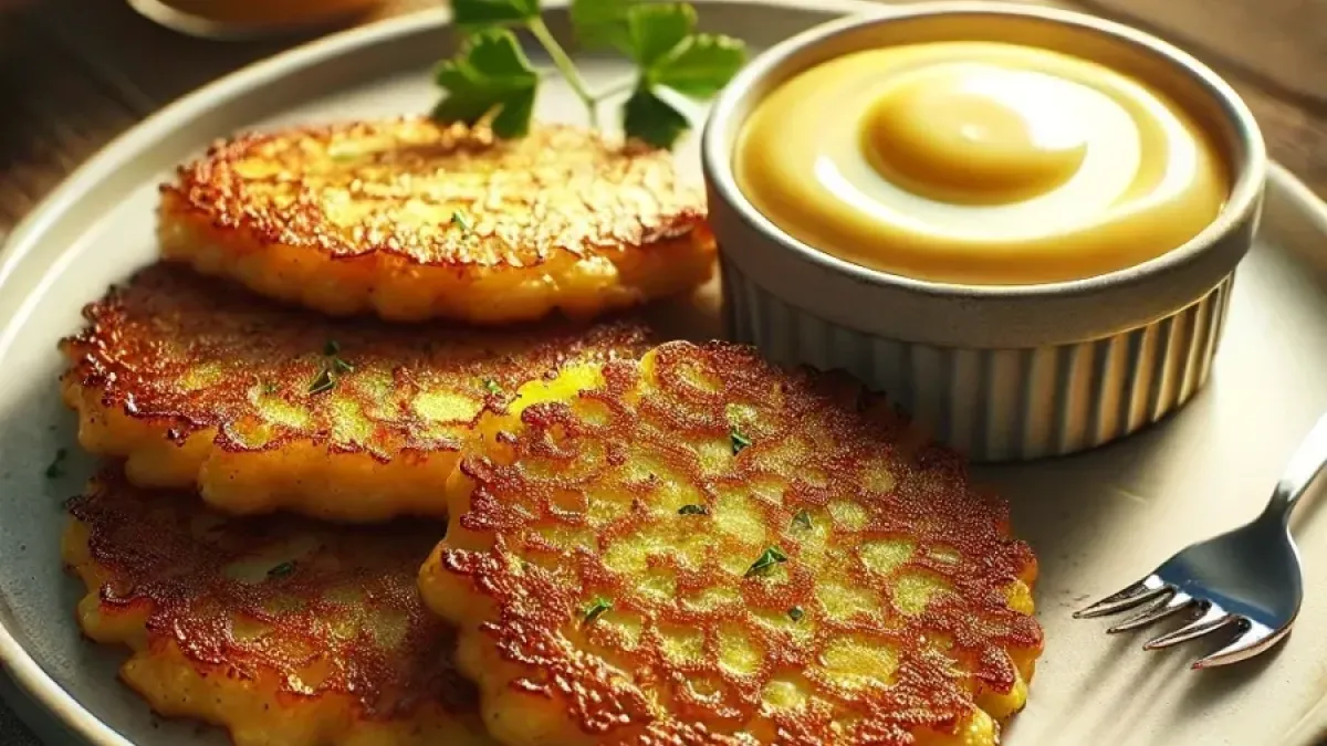 Grandma's Potato Pancakes with Applesauce