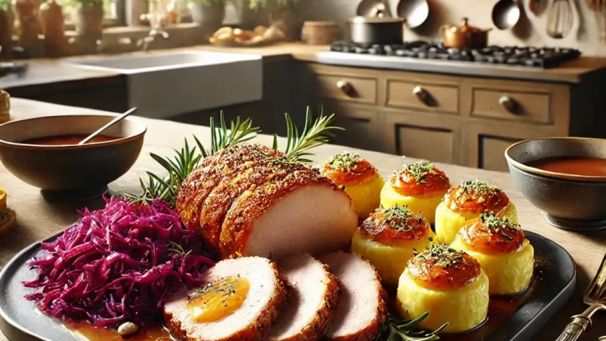 Juicy Roast Pork with Crispy Crackling