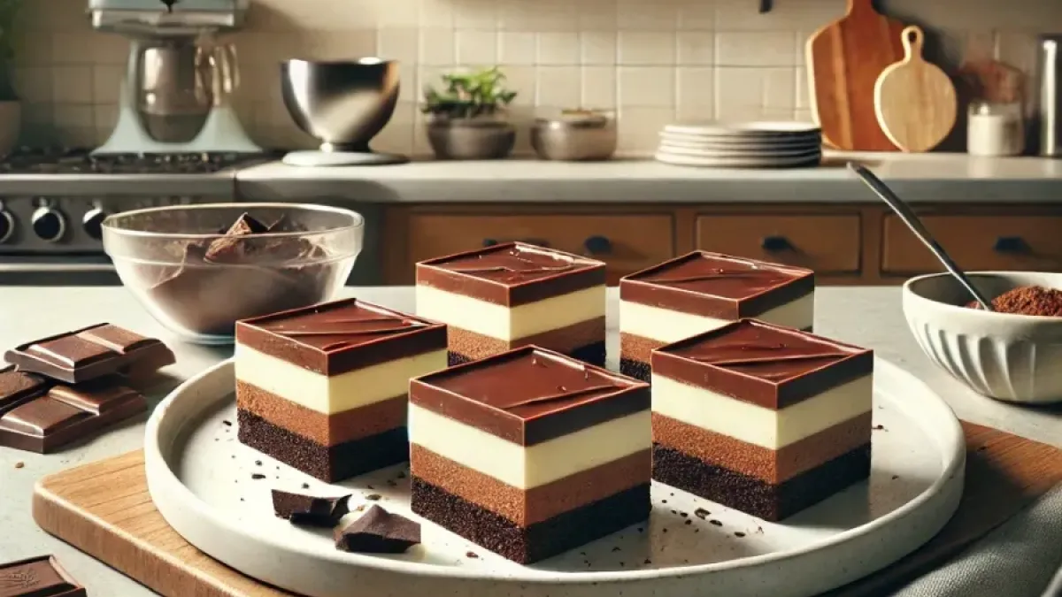 Chocolate mascarpone squares recipe