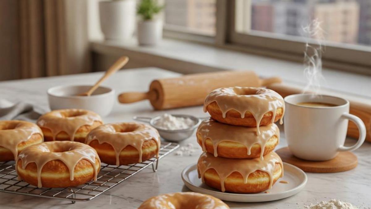 Homemade Glazed Doughnut Recipe