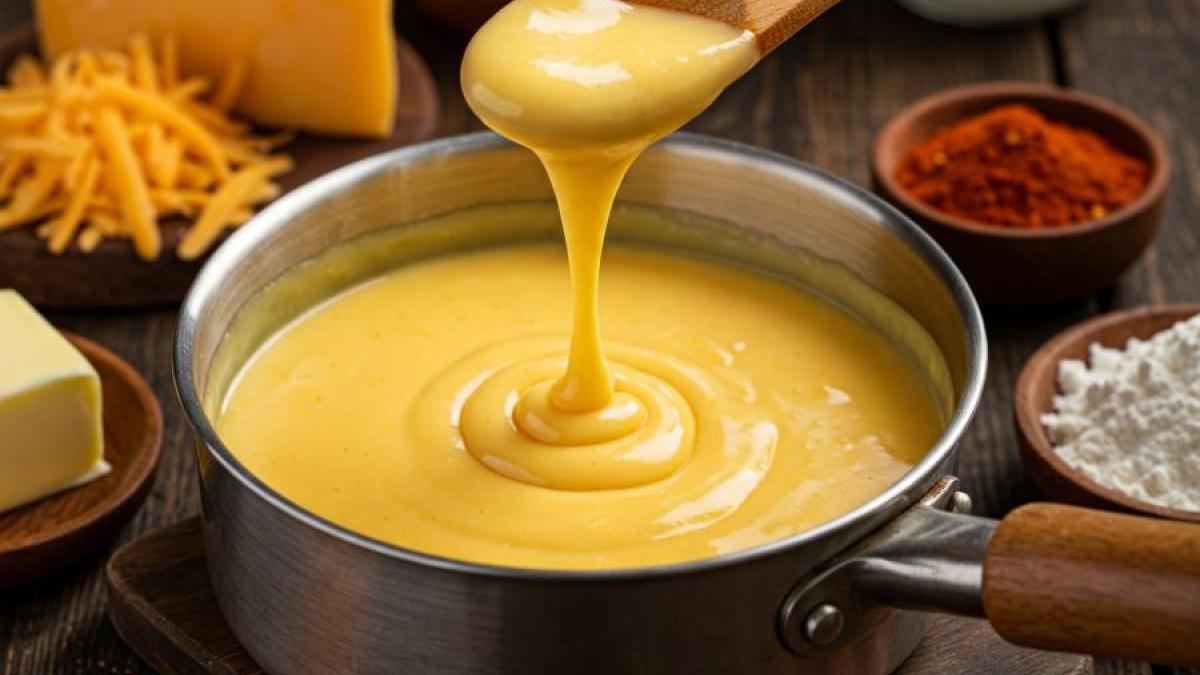 Easy Homemade Cheddar Cheese Sauce Recipe
