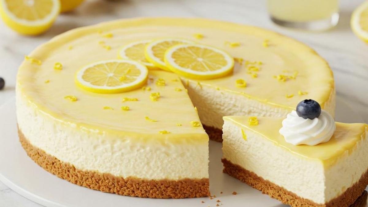 Classic Lemon Cheesecake Recipe – Creamy & Tangy Delight
