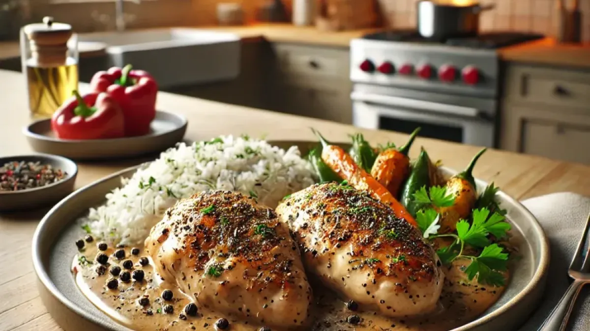 Schwarzes Pfeffer Hähnchen Rezept: Schnell und Einfach