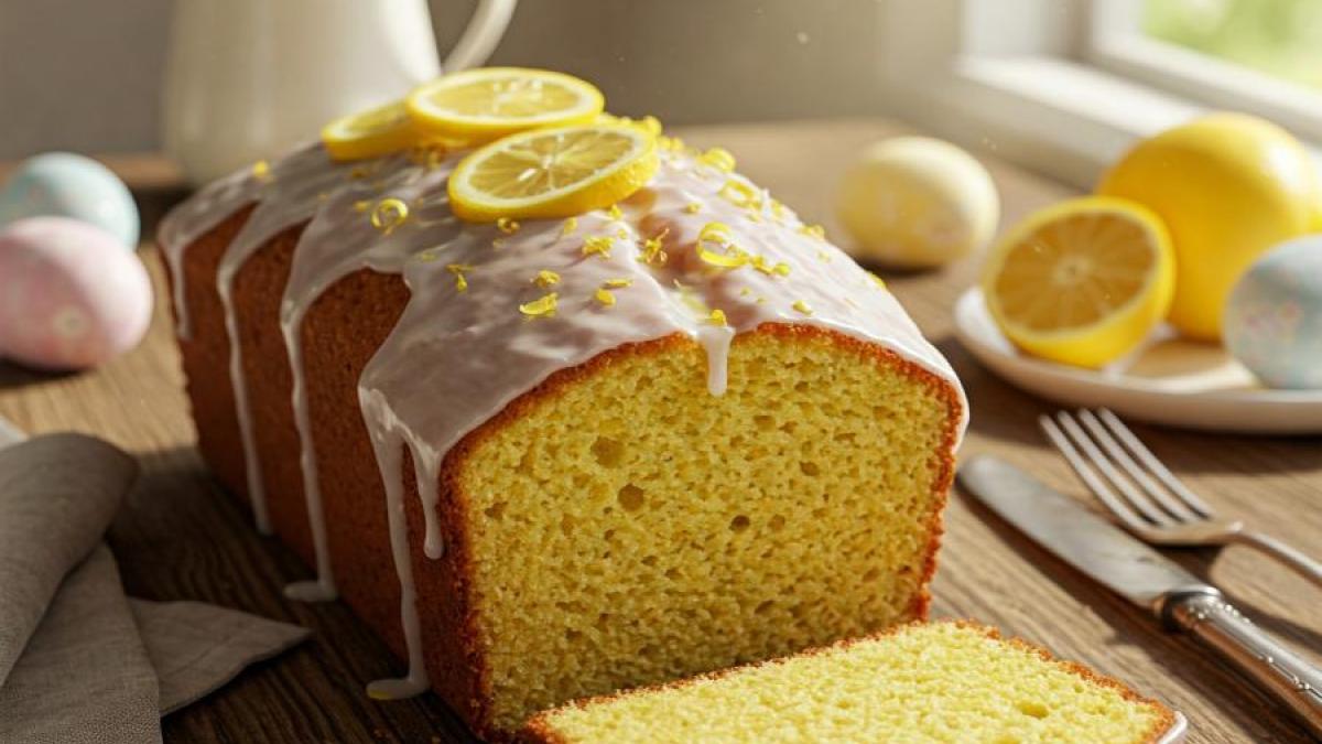 Old-Fashioned Lemon Pound Cake with Glaze – A Timeless Easter Treat