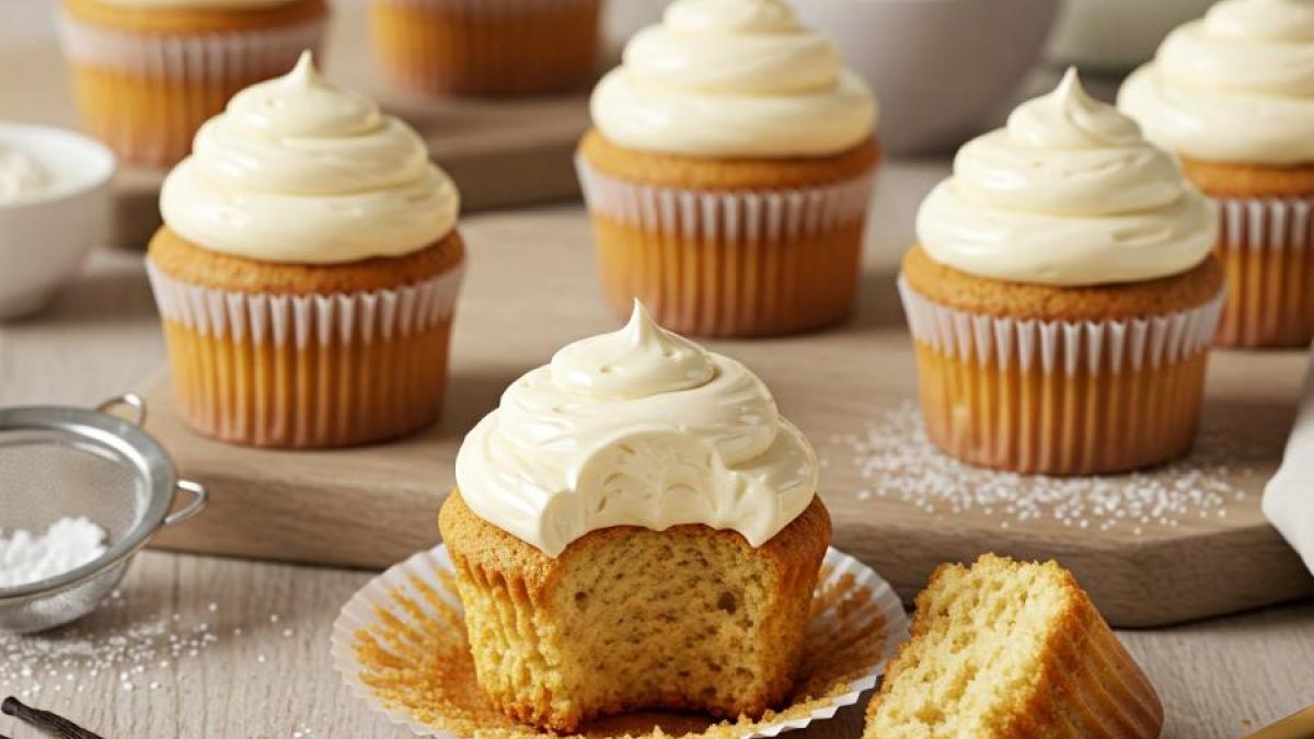 Joy of Baking: Classic Vanilla Cupcake Recipe