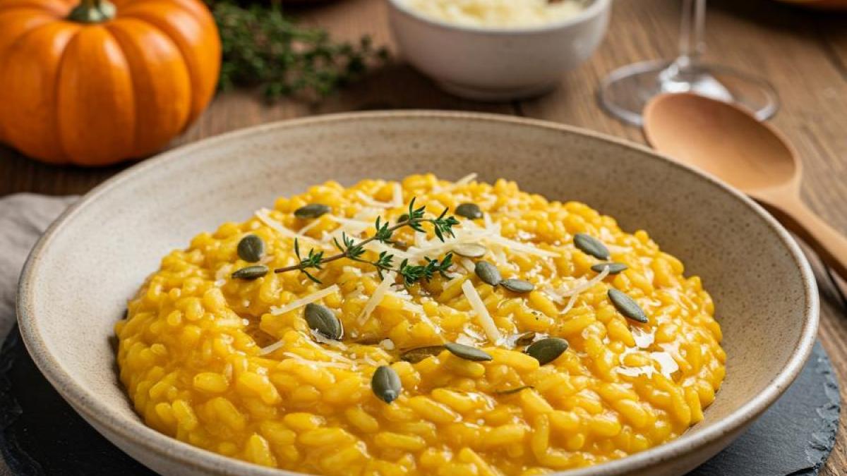 Creamy Pumpkin Risotto