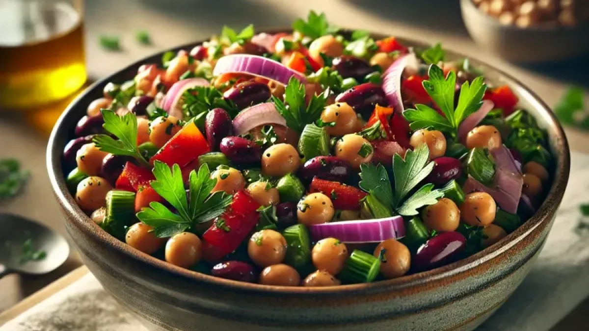 Viral TikTok Dense Bean Salad Recipe
