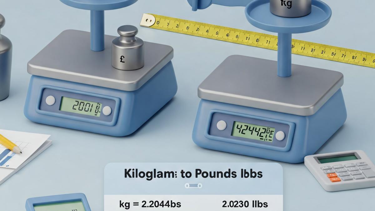 kg - lbs - Kilogrammojen Muuntaminen Paunoiksi