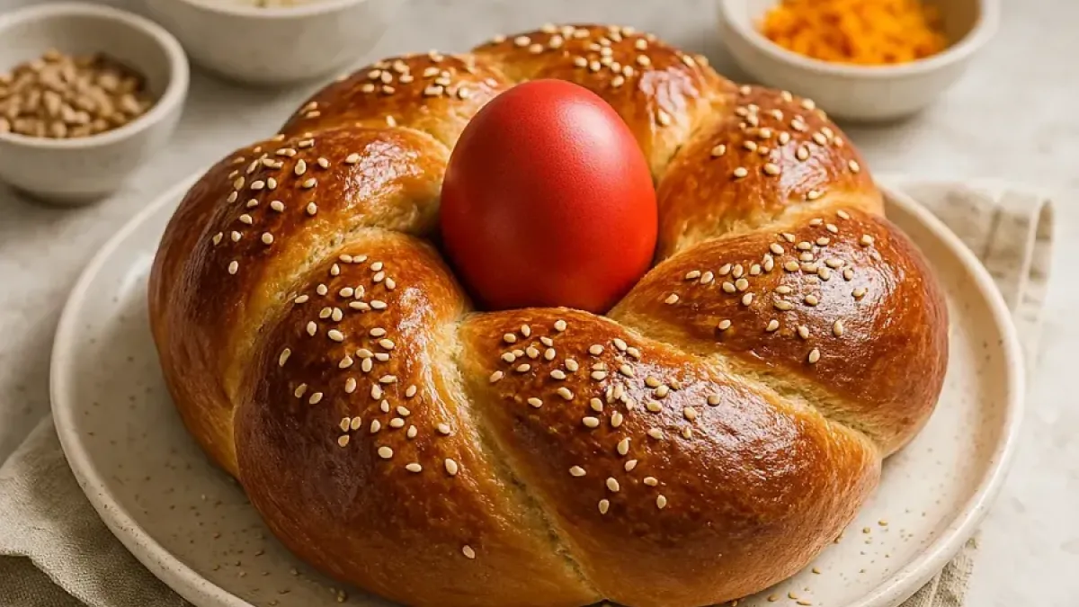 Greek Tsoureki Easter Bread – Sweet, Aromatic and Braided