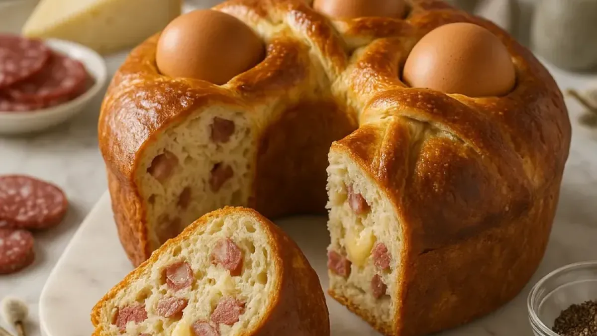 Italian Casatiello – Savory Easter Bread with Cheese and Salami