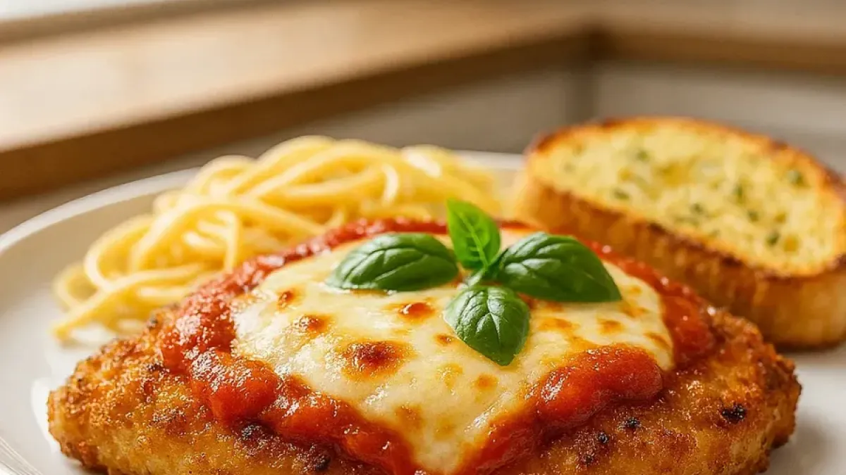 Easy Chicken Parmesan Recipe – Crispy, Cheesy & Delicious