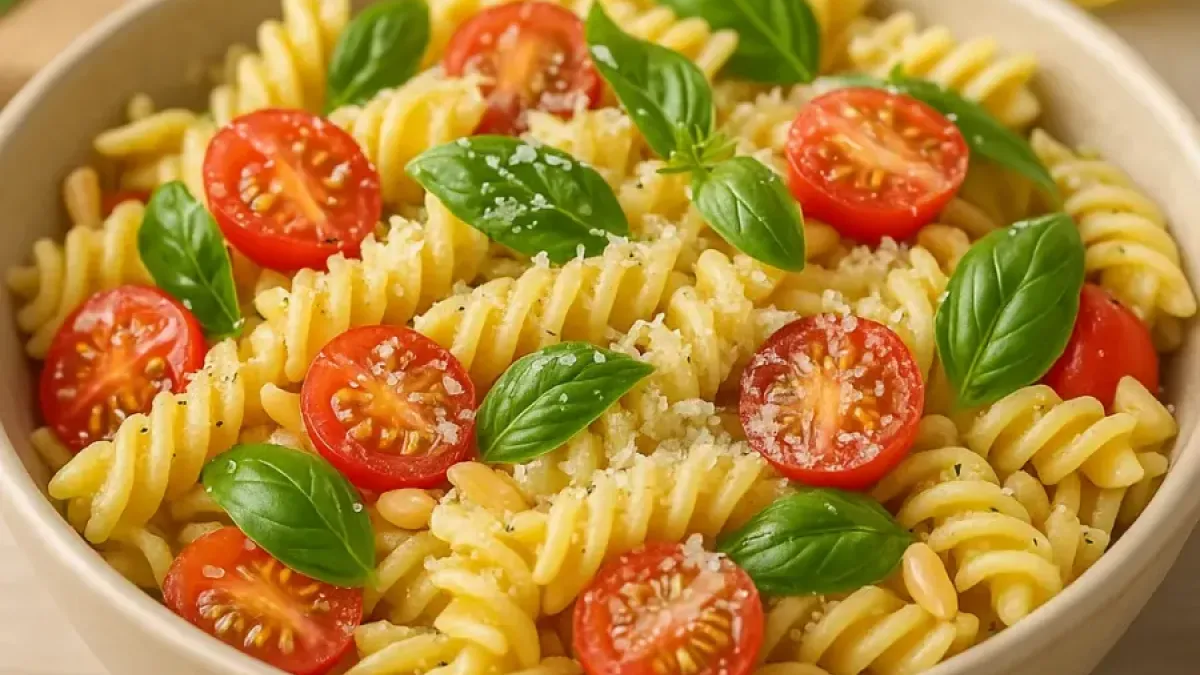 Lemon Basil Pasta Salad – Light and Tangy Summer Side Dish