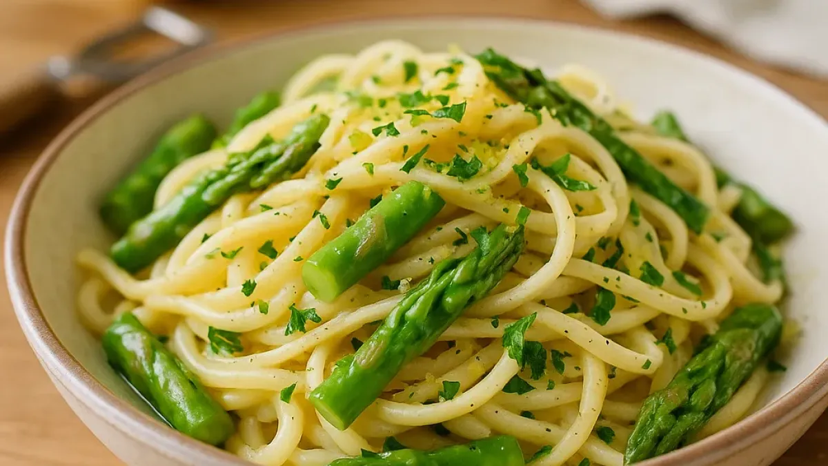 Spring Pasta Recipes with Asparagus, Lemon & Herbs: Light and Fresh Ideas