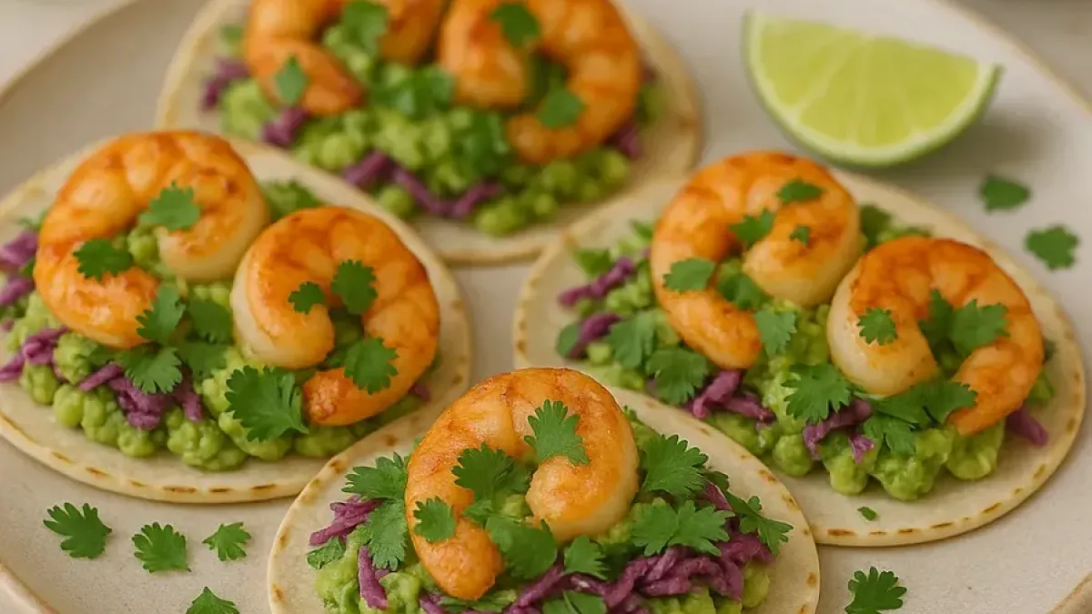 Grilled Shrimp Tacos with Avocado Slaw – Easy and Zesty Summer Dinner