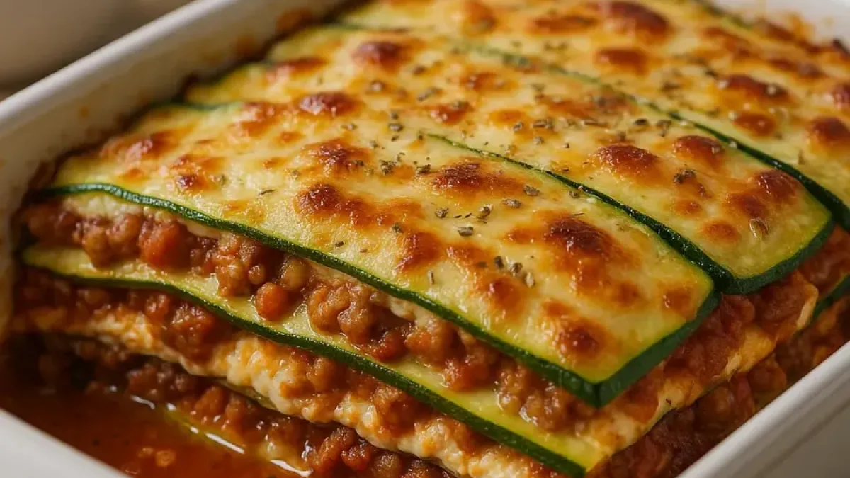 Low-Carb Zucchini Lasagna – Perfect Pasta Alternative
