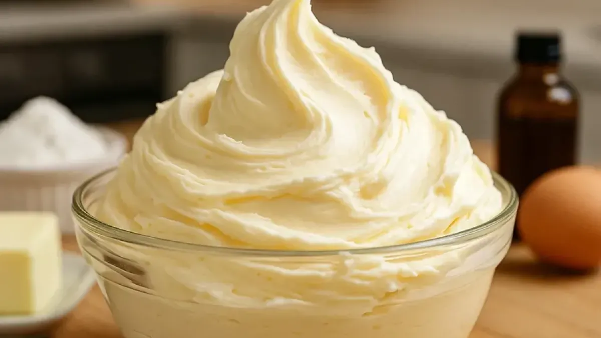 Classic Vanilla Buttercream Frosting Recipe – Easy, Creamy & Smooth