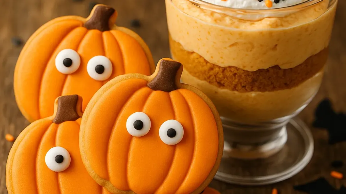 Fun Halloween pumpkin dessert ideas for kids to make at home