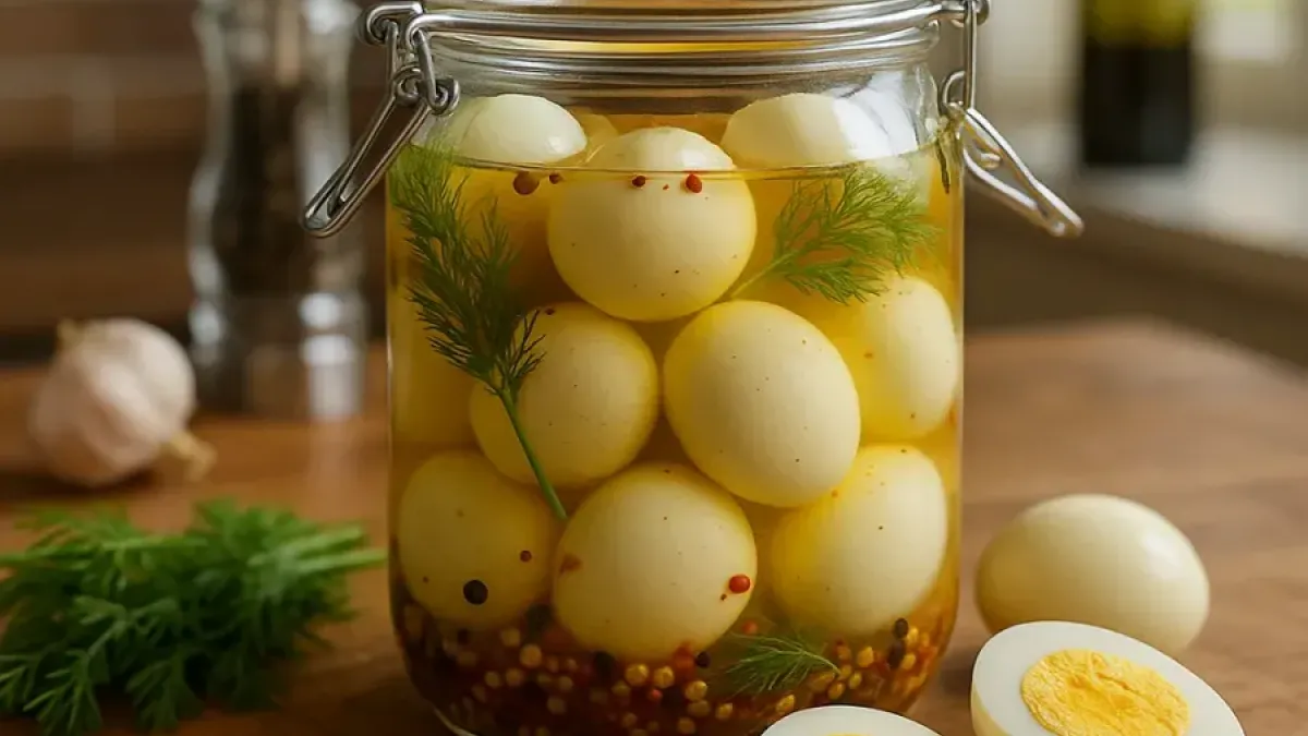Recept på inlagda ägg – Snabba och syrliga hemgjorda ägg