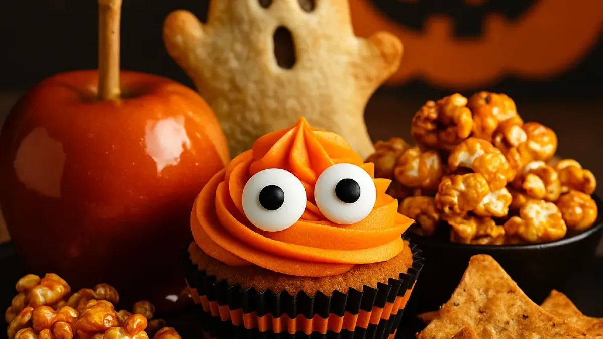 What to bake and serve for a Halloween night with friends?
