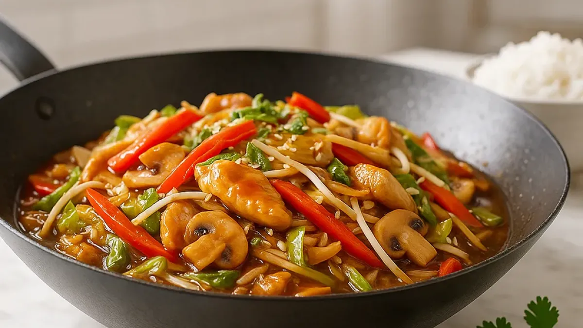 Authentic Homemade Chop Suey with Tender Vegetables and Sauce