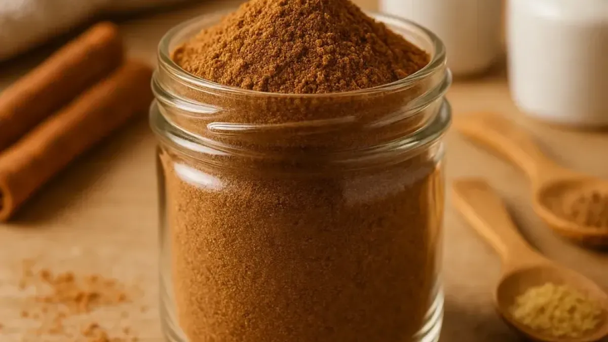 Homemade pumpkin spice recipe for cozy autumn baking