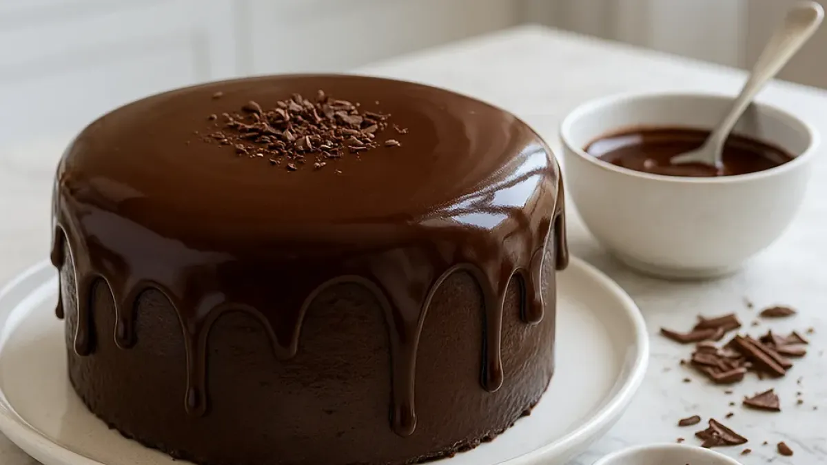 Rich Chocolate Butter Glaze for Cakes – Smooth and Shiny Frosting Recipe