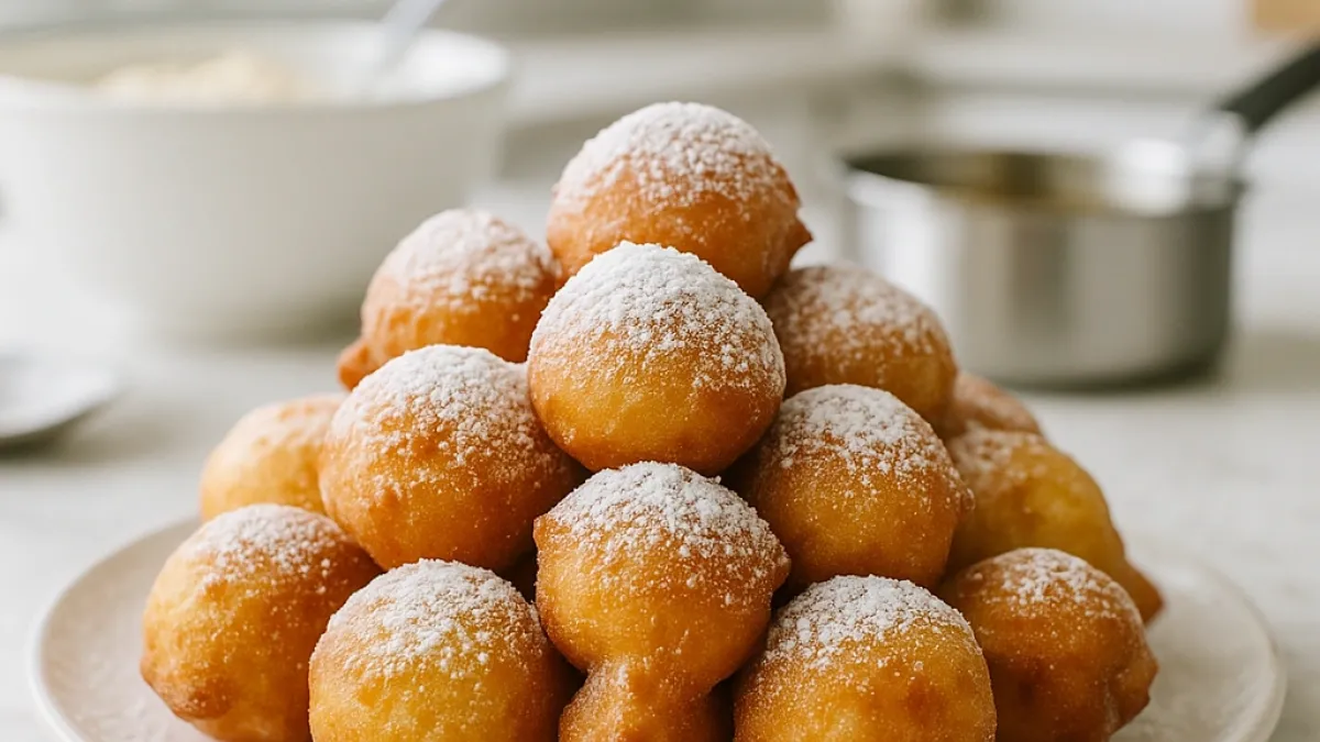 Best fluffy Slovenian fried dough bites – authentic mice recipe