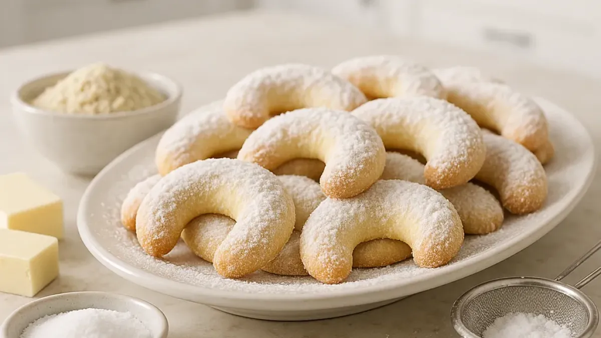 Vanilla Crescent Cookies