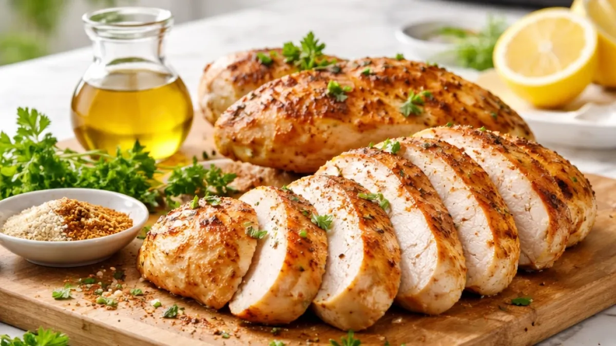 Juicy Air Fryer Chicken Breast in 15 Minutes, Perfect Every Time
