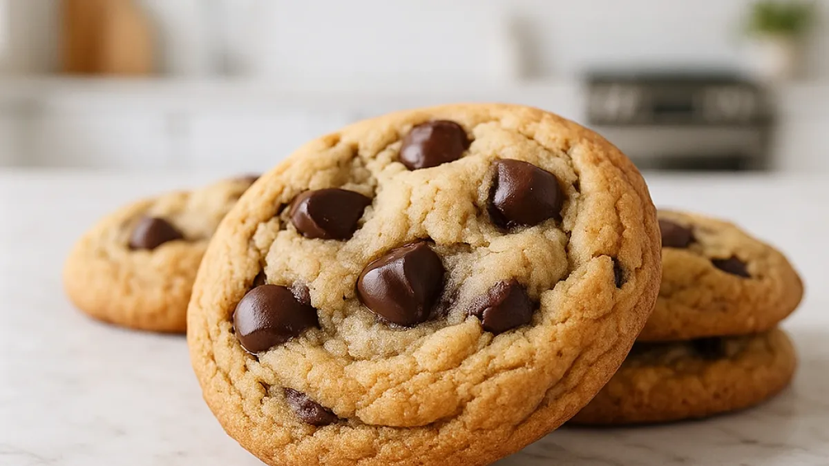 Soft bakery-style chocolate chip cookies thick & chewy recipe