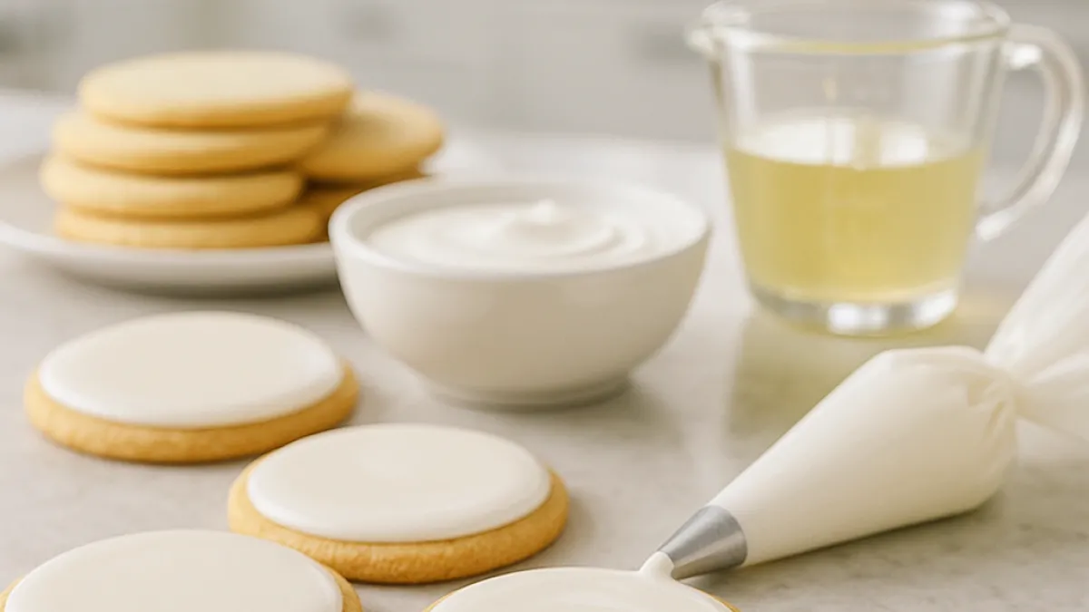 Recette de royal icing pour biscuits et gâteaux bien nets