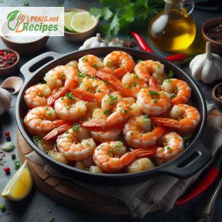 Shrimp in garlic sauce