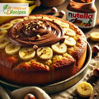 Deliciosa tarta de plátano con Nutella – Un capricho dulce