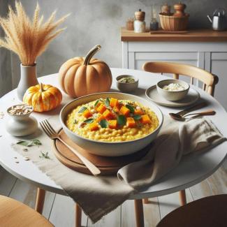 Creamy Pumpkin Risotto