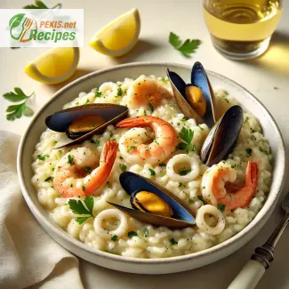 Risotto with seafood - Italian specialty