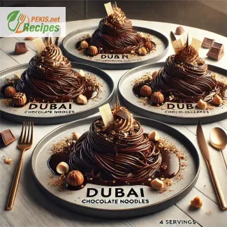 Nouilles au chocolat de Dubaï