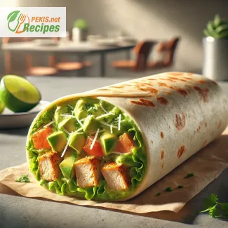 Chicken Burrito - A delicious Mexican meal